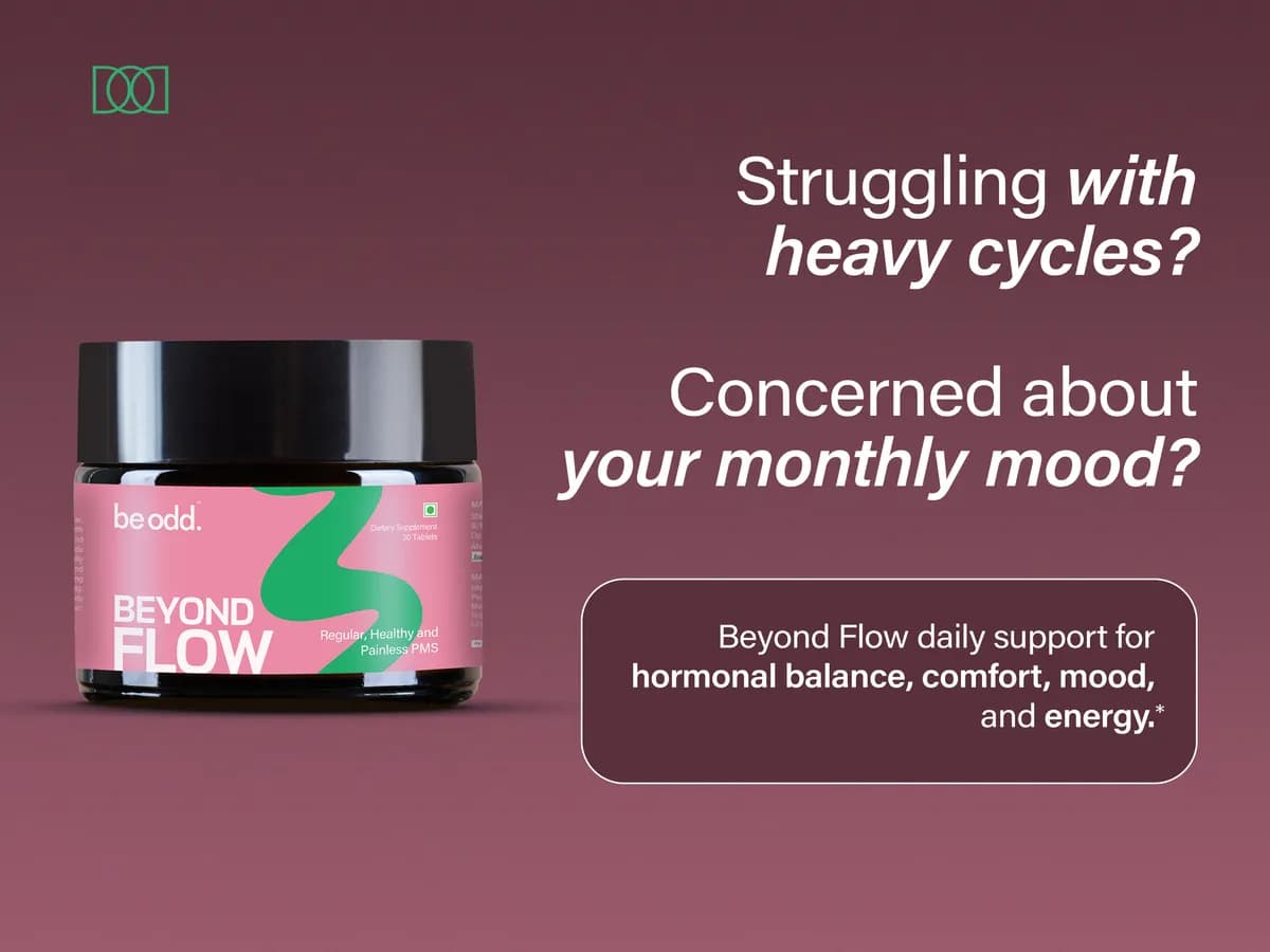 Beyond Flow daily support for hormonal balance, comfort, mood and energy